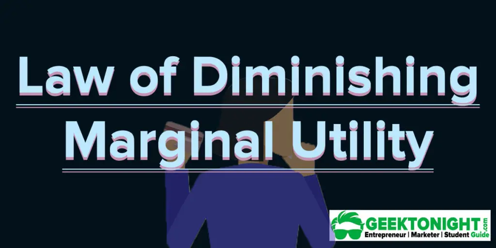 Law of Diminishing Marginal Utility