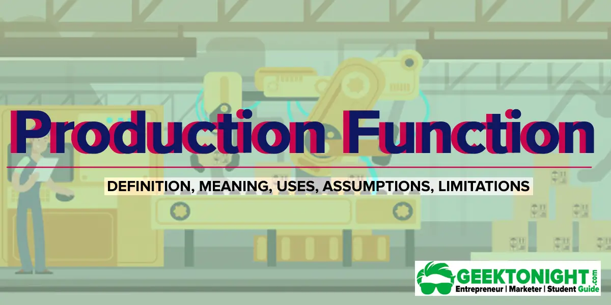 Production Function