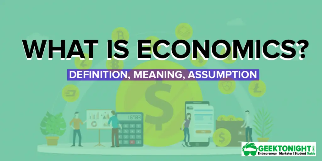 What Is Economics? Meaning, Assumptions [2021]