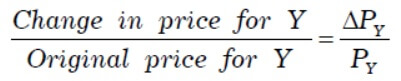 Cross Elasticity of Demand Formula 2