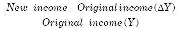 Income Elasticity of Demand Formula 2