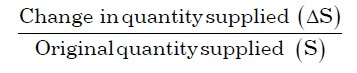 Measurement of Elasticity of Supply 2