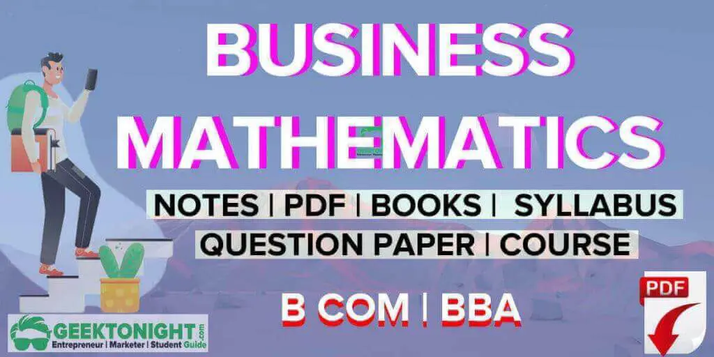 Business Mathematics Notes