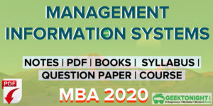 tqm assignment topics Read more about the article Management Information System Notes PDF, Syllabus | MBA 2023