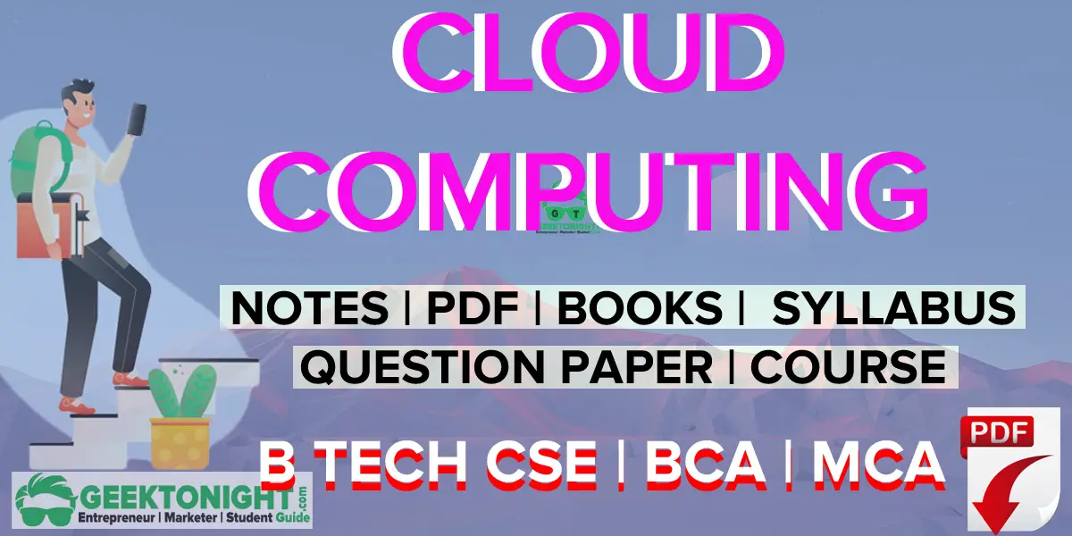 Cloud Computing Notes