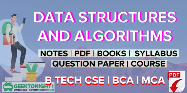 Data Structures Notes Pdf Syllabus B Tech 2021 Data Structures Notes Pdf Syllabus B Tech 2021