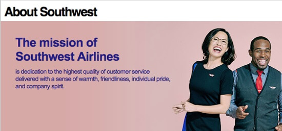 Southwest Airlines Mission Statement