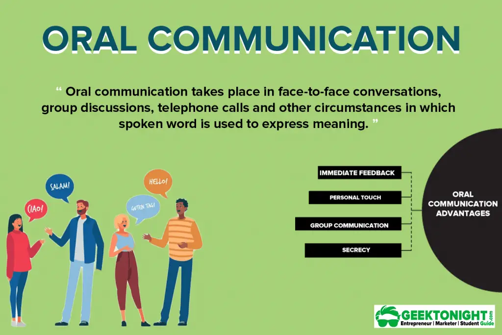 function of communication oral com