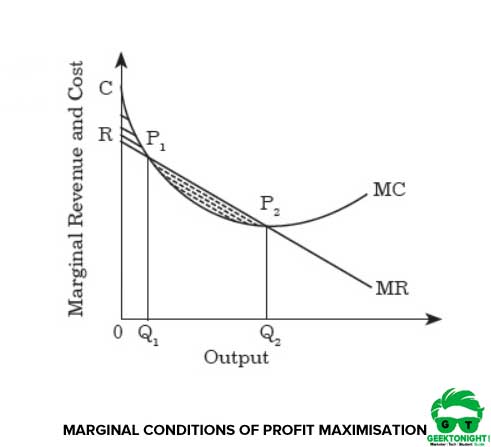 Marginal Conditions of Profit Maximization