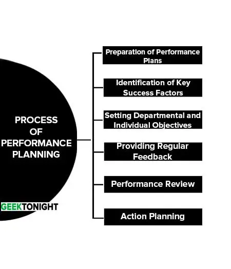 Process of Performance Planning