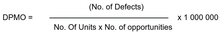 DPMO formula