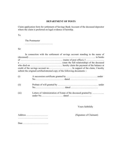 Bank Certificate of Payment