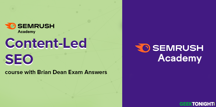 Content-Led SEO with Brian Dean Exam Answers