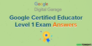 Read more about the article Google Certified Educator Level 1 Exam Answers (2024)