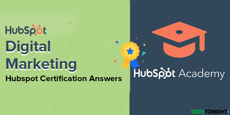 HubSpot Digital Marketing Certification Answers