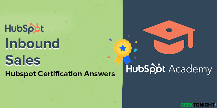 HubSpot Inbound Sales Certification Answers