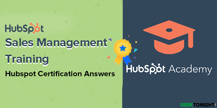 HubSpot Sales Management Training Certification Answers