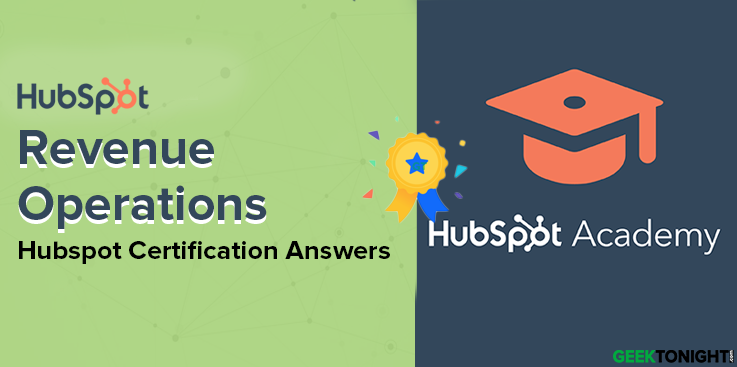 Hubspot Revenue Operations Certification Answers