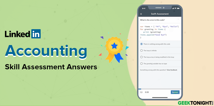 LinkedIn Accounting Skill Assessment Answers