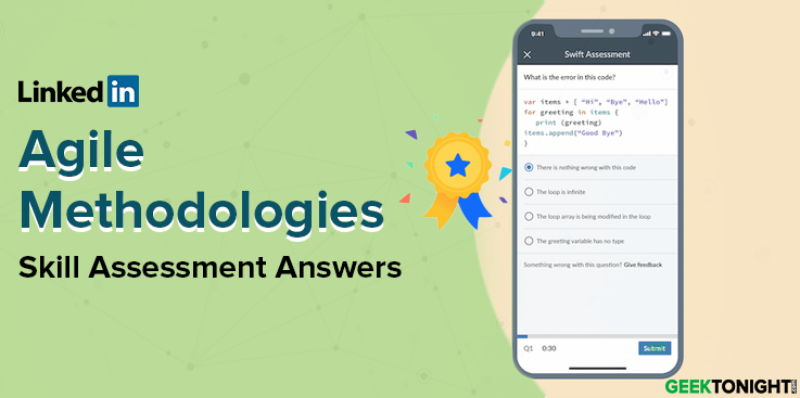 LinkedIn Agile Methodologies Skill Assessment Answers