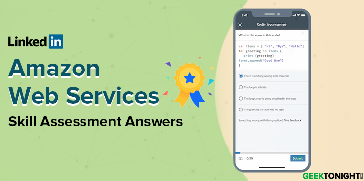 LinkedIn Amazon Web Services (AWS) Skill Quiz Answers