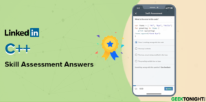 Read more about the article LinkedIn C++ Skill Assessment Answers (2025)