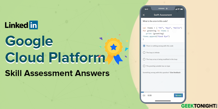 LinkedIn Google Cloud Platform Skill Assessment Answers