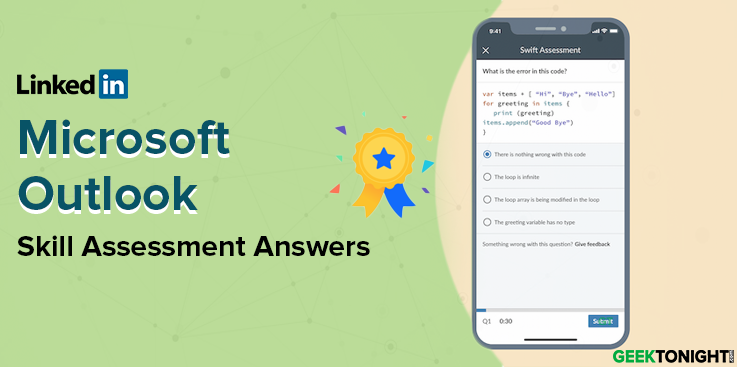 LinkedIn Microsoft Outlook Skill Assessment Answers