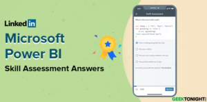 Read more about the article LinkedIn Microsoft Power BI Skill Assessment Answers (2023)