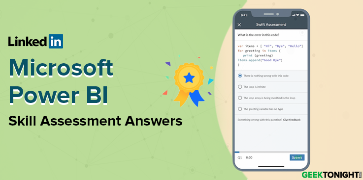 LinkedIn Microsoft Power BI Skill Assessment Answers