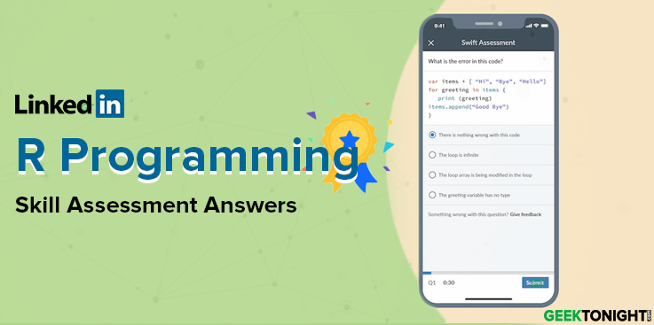 LinkedIn R Programming Skill Assessment Answers