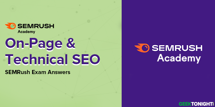 On-Page & Technical SEO Course Exam Answers