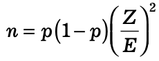 determining sample size